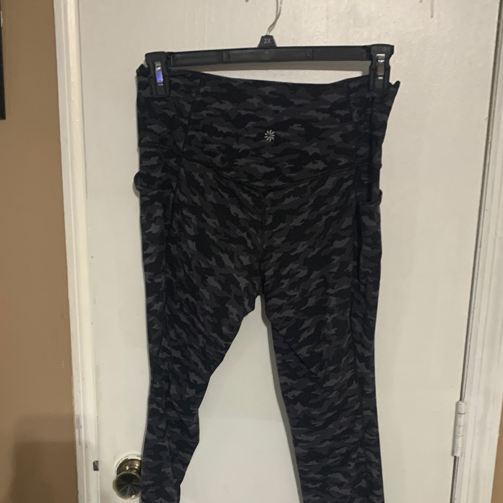 Athleta Black Camo Leggings